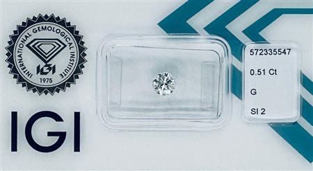 DIAMANTE 0,51 CT G - SI2- SF30804