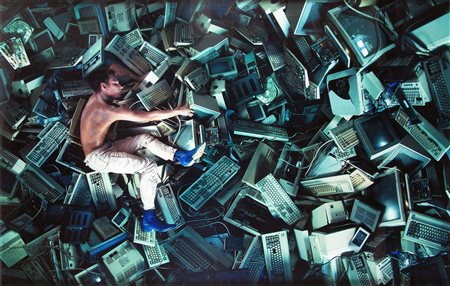 David LaChapelle (Fairfield 1963) The Crash C-Print 95x150 cm Provenienza:...