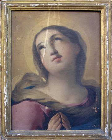 Andrea del Po (XVII-XVIII sec.) Attribuito Madonna orante Olio su tela...