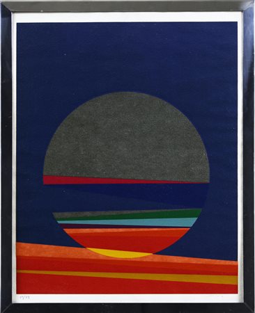 Roberto Crippa (Monza 1921 - Bresso 1972) Senza titolo Serigrafia 56x45 cm...