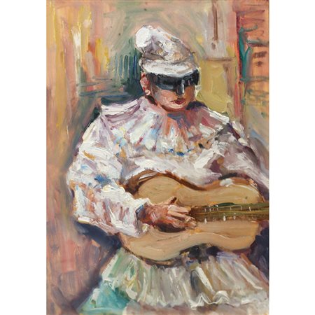 Pulcinella con chitarra