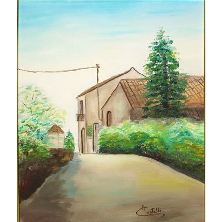 Casa con alberi