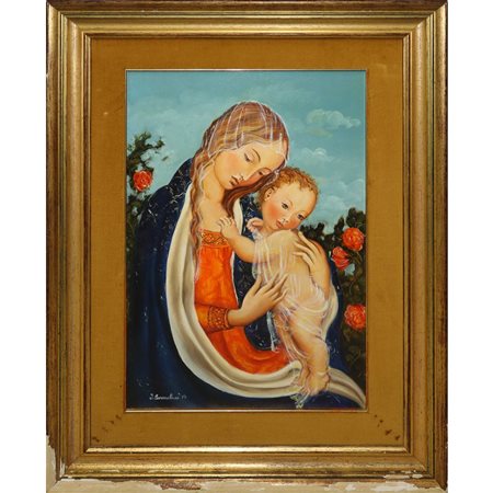 Nino  Carnabuci (1931-2016)  - Madonna con bambino, &#39;98