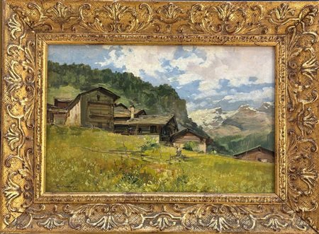 Cesare Gheduzzi Crespellano (BO) 1894 - 1944 Torino Baite a Champoluc 