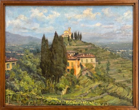 Vasco Menegozzo Venezia 1886 - 1974 Biella Vendemmia nel basso Piemonte