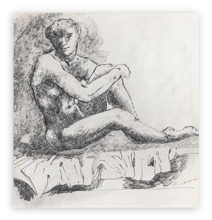 BRUNO CALVANI (1904-1985) - Figura, 1976