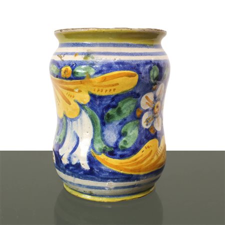 Albarello in maiolica di Caltagirone , 18°  secolo