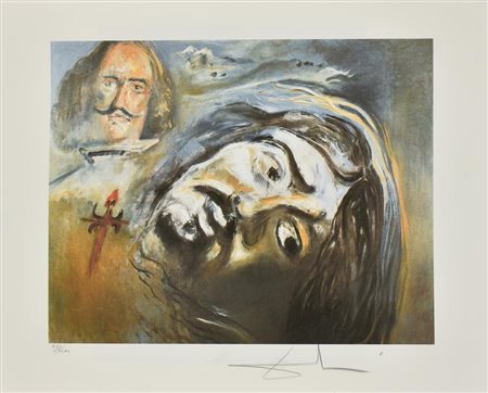 Da Salvador Dali' SENZA TITOLO stampa litografica su carta Sevirkeb France,...