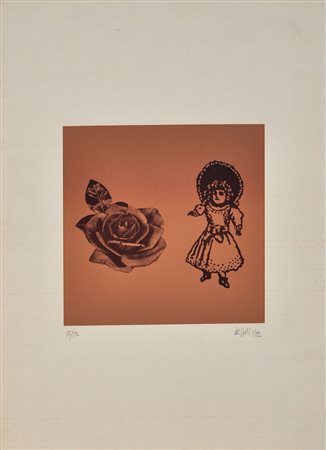 FABIO DE POLI Senza titolo, 1972 Litografia a colori – es. 35/52 cm....