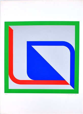 CARLO LORENZETTI Senza titolo, 1969 Litografia a colori – es. I/XX cm....