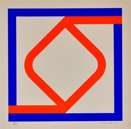 CARLO LORENZETTI Senza titolo, 1969 Serigrafia a colori – es. 37/60 cm....