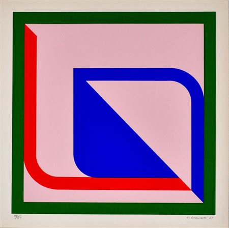 CARLO LORENZETTI Senza titolo, 1969 Serigrafia a colori – es. 37/60 cm....