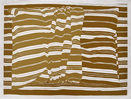 MAC CLAUDERS Senza titolo, 1973 Litografia a colori – es. 49/60 cm. 60x80...
