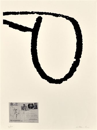PLINIO MESCIULAM Senza titolo Litografia in b/n – es. 41/100 cm. 69x49 Firma...