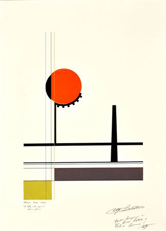 MATTEO BALESTRERI Sole e riflessi, 1986 Litografia a colori – es. 9/15 cm....