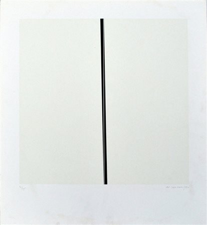 IGNOTO Senza titolo, 1970 Litografia in b/n – es. 31/45 cm. 55x49,5 Firma...