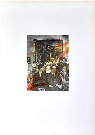 CARLO CREMASCHI Pittura, 1971 Fotografia a colori cm. 31x24 su cartone, cm....