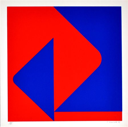 CARLO LORENZETTI Senza titolo, 1969 Serigrafia a colori – es. 37/60 cm....