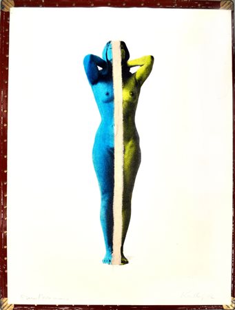 KATHY TOMA Performance, 1982 Tecnica mista e collage su cartoncino cm. 100x70...