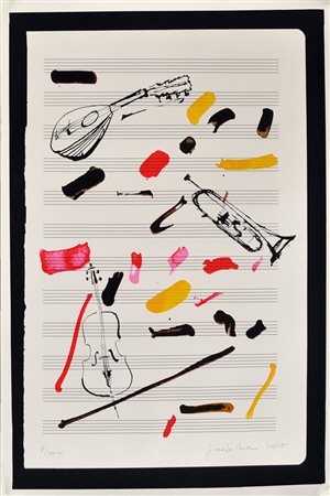 GIUSEPPE CHIARI Mandolino & Company, 1988 Serigrafia a colori – es. 18/100...