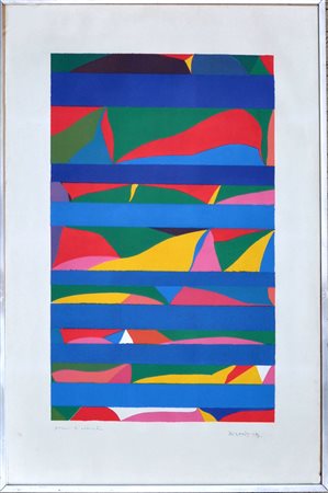 PIERO DORAZIO Senza titolo, 1973 Serigrafia a colori – es. Prova d’artista...