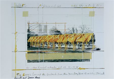 Christo e Jeanne Claude The Gates / Project for Central Park New York stampa...