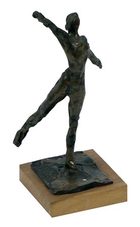 Vitali Libero Ballerina scultura in bronzo, h. cm. 22, es. pezzo unico...