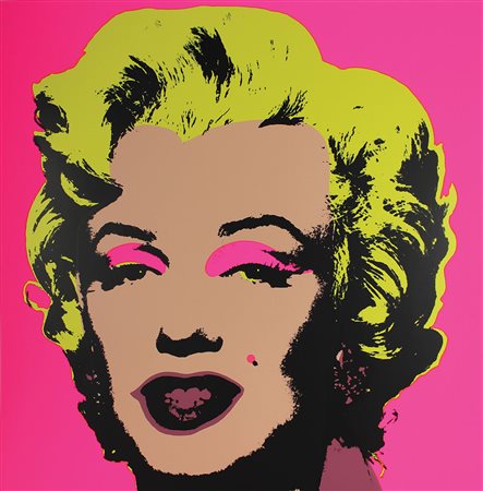 Warhol Andy (D'Aprés) Marilyn cartella di 10 serigrafie su carta, cm. 91x91...