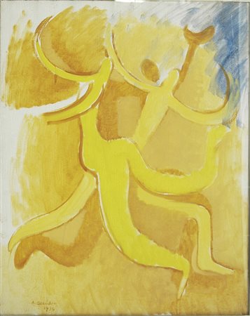 Beaudin André (Mennecy 1895 Neuilly Sur Seine 1979) “Les deux danseuses” 1934...