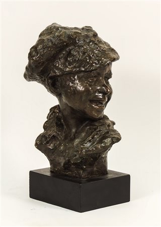 DA MEDARDO ROSSO - FROM MEDARDO ROSSO Il birichino - Bust of a Boy scultura...