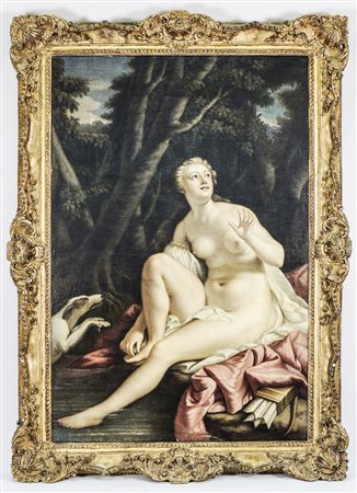 SCUOLA FRANCESE DEL XIX SECOLO - FRENCH SCHOOL OF 19TH CENTURY Diana al bagno...