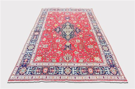 TAPPETO PERSIANO TABRIZ - PERSIAN TABRIZ CARPET vecchia manifattura, fondo...