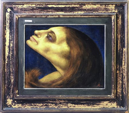GIOVANNI ACCI (1910-1979) Ritratto femminile - Female Portrait olio su...