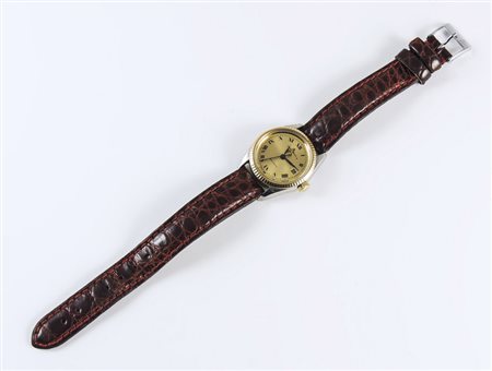 OROLOGIO DA POLSO IN ORO GIALLO E ACCIAIO - GOLD AND STEEL WATCH...