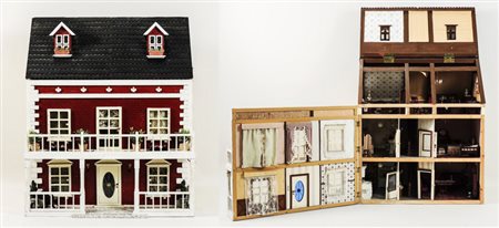 GRANDE CASA DELLE BAMBOLE - DOLLHOUSE WITH ACCESSORIES Anni Settanta - 70s...