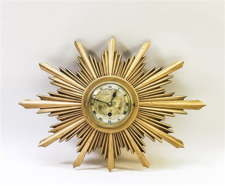 OROLOGIO PENSILE IN LEGNO INTAGLIATO E DORATO - GILTWOOD WALL CLOCK...