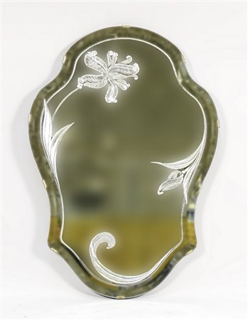 PICCOLA SPECCHIERA DA TOILETTE - TOILET MIRROR Periodo Liberty - Art Nouveau...