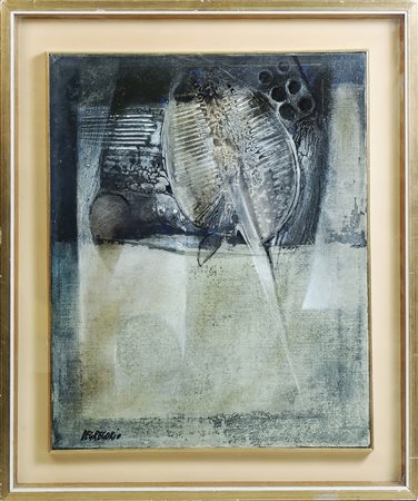 GIUSEPPE DE GREGORIO (1920-2007) Fossile - Fossil olio su tela - oil on...