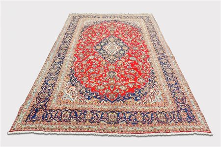 TAPPETO PERSIANO KEISHAN - PERSIAN KEISHAN CARPET vecchia manifattura, fondo...