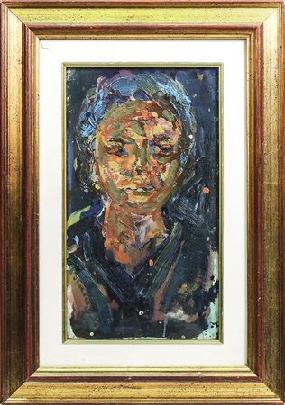 SILVIO LOFFREDO (1920-2013) Ritratto femminile - Female Portrait olio su...