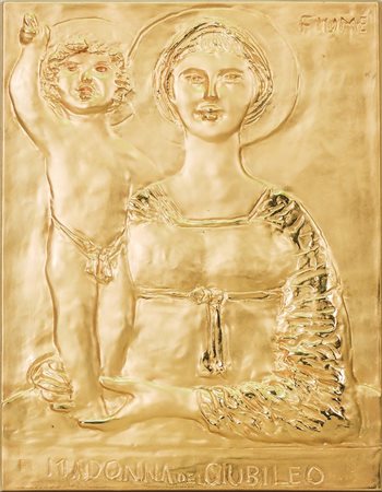 SALVATORE FIUME (1915-1997) Madonna del Giubileo - The Madonna of the Jubilee...