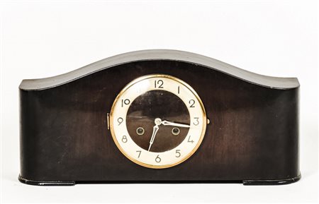 OROLOGIO DA TAVOLO IN MOGANO - MAHOGANY MANTEL CLOCK Anni Quaranta - 40s...