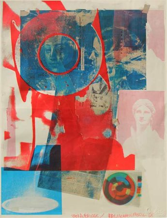 Robert RAUSCHENBERG Port Arthur 1925 - Captiva Island 2008 Senza titolo, 1968...