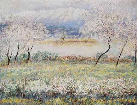 Michele CASCELLA Ortona (Ch) 1892 - Milano 1989 Primavera abruzzese,...