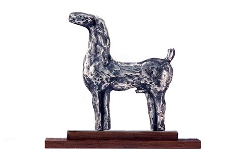 Marino MARINI Pistoia 1901 - Viareggio 1980 Piccolo cavallo, 1973 Argento cm...