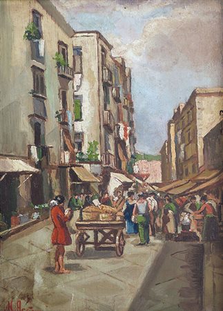 ASCIONE NICOLA Torre del Greco (NA) 1870 - Napoli 1957Mercatino...