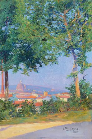 BARGAGNA LETO Firenze 1854 - 1929Firenze, 1915olio su tavola cm. 33,3x22,3;...