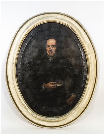 RITRATTO DI ERUDITO - PORTRAIT OF AN ERUDITE Scuola italiana del XVIII secolo...