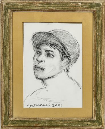 NINO TIRINNANZI (1923-2002) Ritratto di giovinetto 2001 - Portrait of a Boy...