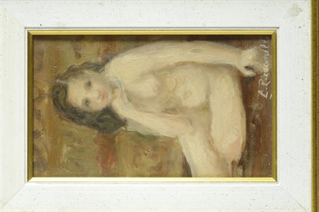 Ferruccio Pizzanelli (Pisa, 1879 - 1950) STUDIO DI NUDO, 1953 Olio su...